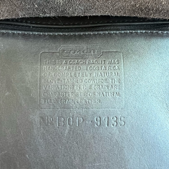 Vintage Coach 9135 Hippie Saddle Bag in Mahogany & Silver Hardware - Picture 12 of 12